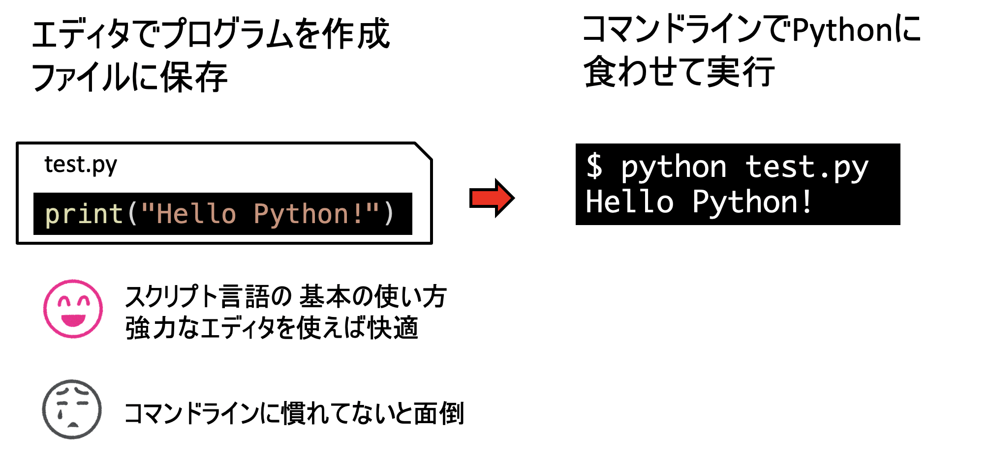 コマンドラインから実行